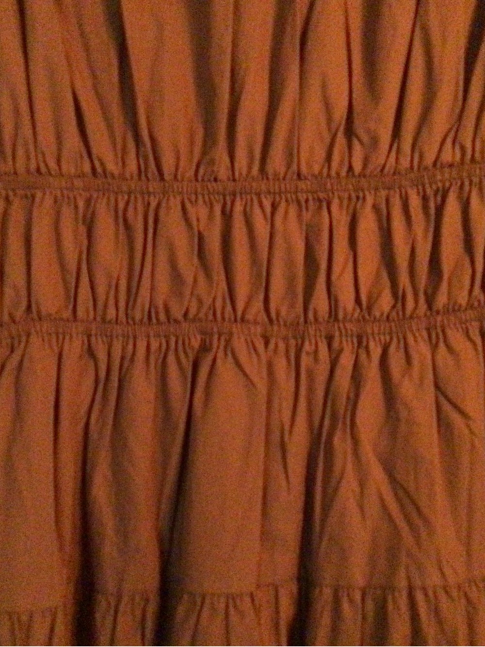 AUREUM / Rust Tiered Ruffle-Sleeve Maxi Dress Sz M - NWT - Picture 8 of 8